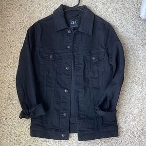 Black jean jacket
